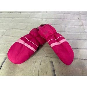 Hot Paws Girls Size 4-6 Years Winter Ski Snow Gloves Pink Insulated Lined NEW
